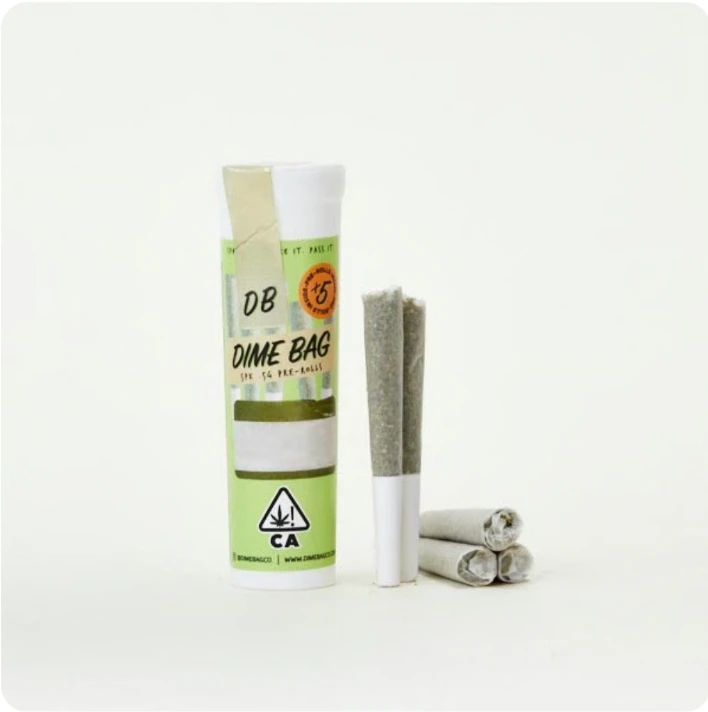Dime bag - DIME BAG - PREROLL PACK - INDICA - SLEEPY JOE OG - .5G (5PK) Main Image