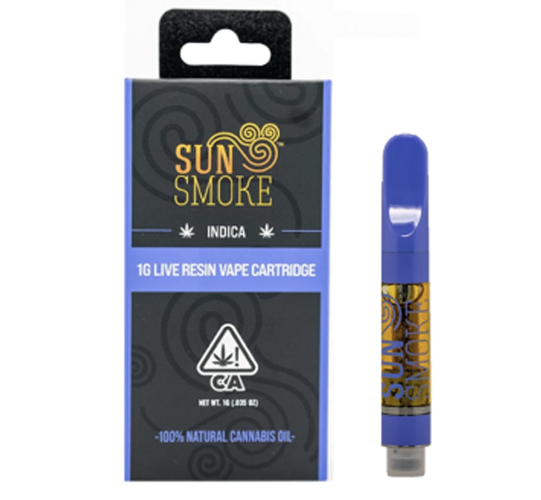 Sunsmoke - SUNSMOKE - CARTRIDGE - LIVE RESIN - INDICA - SCHMAC 1 - 1G Main Image