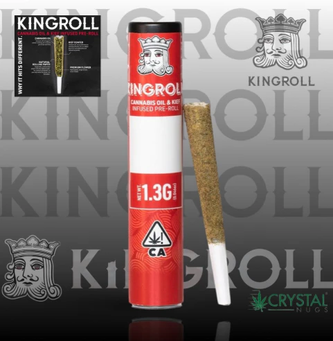 Kingroll - KINGROLL - INFUSED PREROLL - SATIVA - TANGELO SUNRISE X KREAMSICLE - 1.3G Main Image