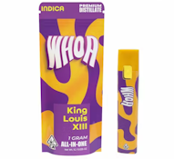 WHOA - DISPOSABLE - INDICA - KING LOUIS XIII - 1G