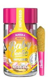 Baby jeeter - BABY JEETER - INFUSED PREROLL PACK - INDICA - BUGGA G - .5G(5PK) Main Image