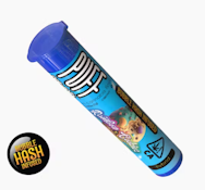 PUFF - INFUSED PREROLL - BUBBLE HASH - HYBRID - RAINBOW COOKIES X LA KUSH CAKE - 1G
