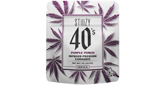STIIIZY - INFUSED 40'S FLOWER - INDICA - PURPLE PUNCH - 7G