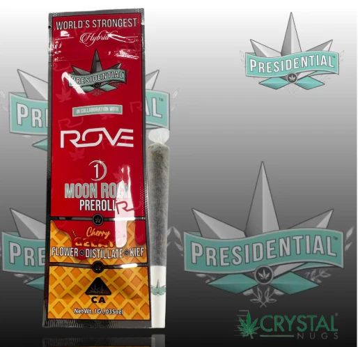 Presidential - PRESIDENTIAL - INFUSED PREROLL MINI PACK - HYBRID - CHERRY GELATO - .5G (3PK) Main Image
