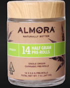 ALMORA FARM - PREROLL PACK - HYBRID - HASH BURGER - .5G (14PK)