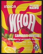 WHOA - GUMMY - INDICA - STRAWBERRY LEMONADE - 100MG