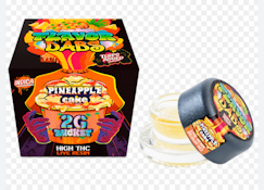 LOUD AND CLEAR - CONCENTRATES - FLAVOR DABS - LIVE RESIN - INDICA - PINEAPPLE CAKE - 2G