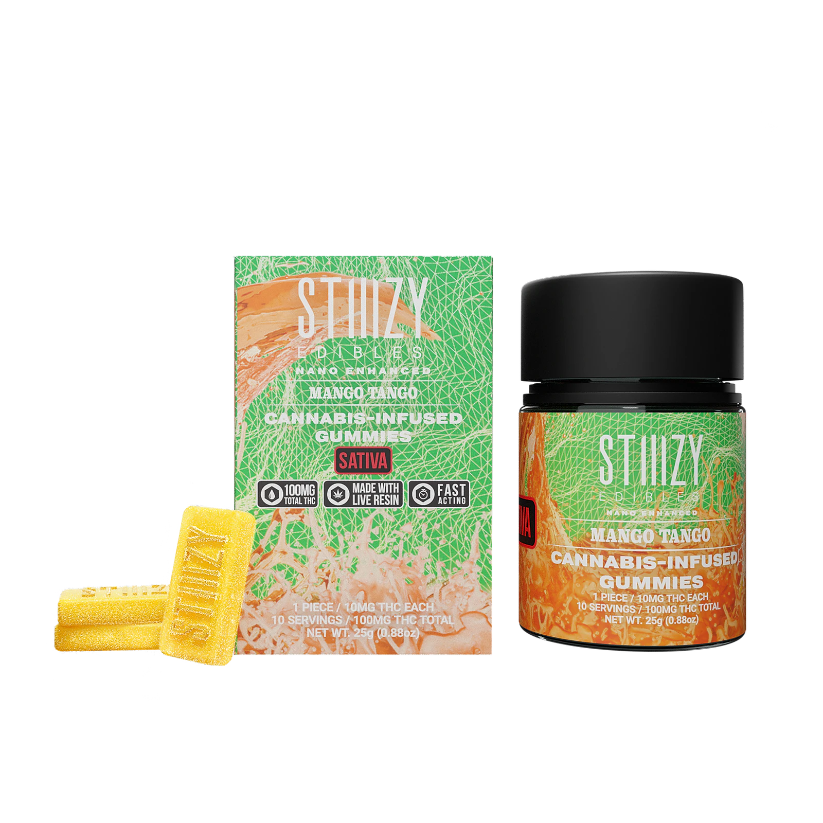 Stiiizy - STIIIZY - GUMMIES - SATIVA - MANGO TANGO - 100MG Main Image