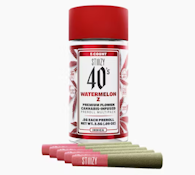 STIIIZY - 40'S - INFUSED PREROLL PACK - INDICA - WATERMELON Z - .5G (5PK)