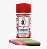 STIIIZY 40'S - INFUSED PREROLL PACK - INDICA - WATERMELON Z - .5G - (5PK)