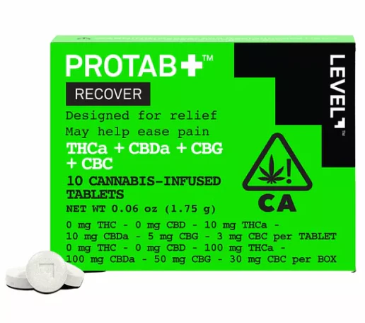 Level - LEVEL - EDIBLE - PROTAB - RECOVER - (10PK) Main Image