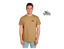 CALI KOSHER - TSHIRT - TAN W/ EMBROIDERED LOGO - XL