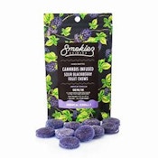 SMOKIEZ - EDIBLE - FRUIT CHEWS - INDICA - SOUR BLACKBERRY - 100MG