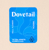 DOVETAIL - PREROLL PACK - INDICA - PEANUT BUTTER BREATH - .5G - (5PK)