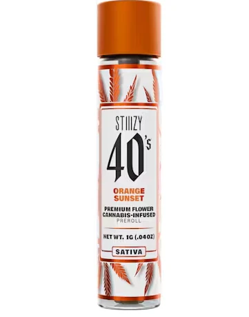 Stiiizy - STIIIZY 40'S - INFUSED PREROLL - SATIVA - ORANGE SUNSET - 1G Main Image