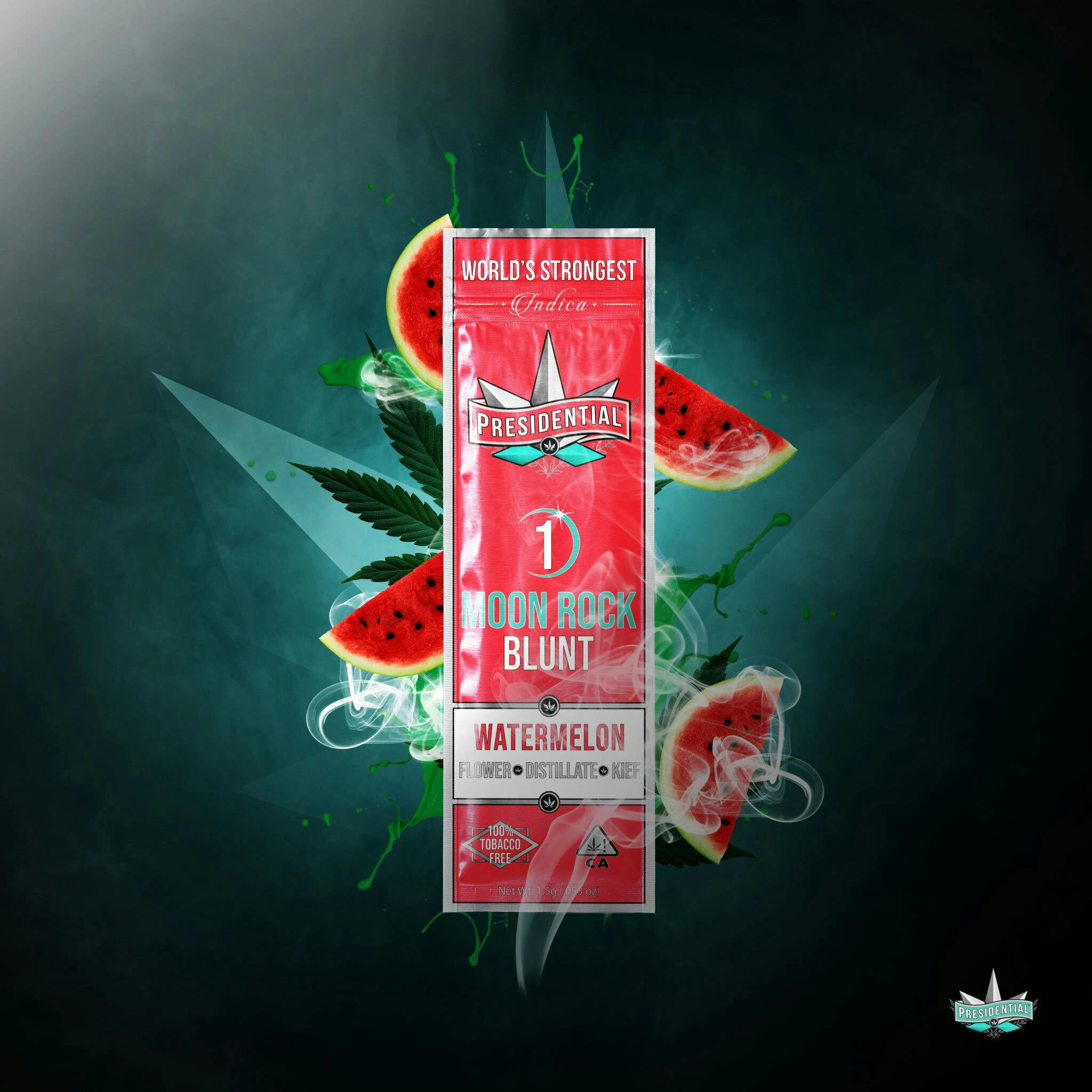 Presidential - PRESIDENTIAL - INFUSED BLUNT - INDICA - WATERMELON  - 1.5G Main Image