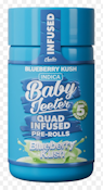 BABY JEETER - INFUSED PREROLL - INDICA - BLUEBERRY KUSH - .5G - (5PK)