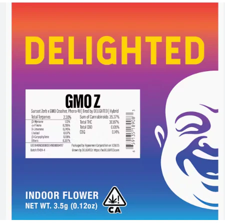 Delighted - DELIGHTED - FLOWER - INDICA - GMO Z - 3.5G Main Image