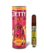 JETTY - CARTRIDGE - HIGH THC - INDICA - FIRE OG - 1G