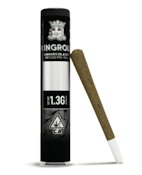 KINGROLL - INFUSED PREROLL - INDICA - GRAPE APE X GRANDDADDY PURPLE - 1.3G