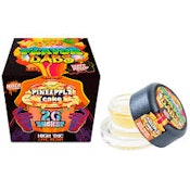 LOUD AND CLEAR - CONCENTRATE - FLAVOR DABS - LIVE RESIN - INDICA - PINEAPPLE CAKE - 2G