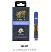 SUNSMOKE - CARTRIDGE - LIVE RESIN - INDICA - PAPAYA - 1G