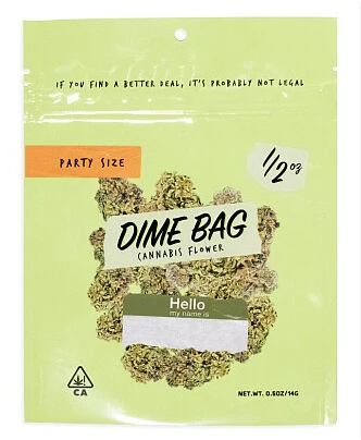 Dime bag - DIME BAG - FLOWER - INDICA - LEMON GELATO - 14G Main Image