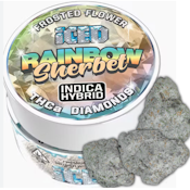 ICED - INFUSED FLOWER - SATIVA HYBRID - RAINBOW SHERBET - 3.5G