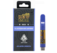 SUNSMOKE - CARTRIDGE - LIVE RESIN - INDICA - SCHMAC 1 - 1G