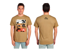 CALI KOSHER - TSHIRT - PALM TREE - TAN - M
