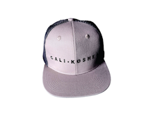 CALI KOSHER - HAT - CK LOGO SNAPBACK - GREY/BLACK