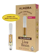 ALMORA FARM - CARTRIDGE - LIVE RESIN - SATIVA - ALASKAN ICE - 1G