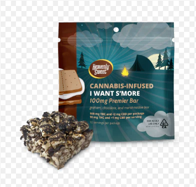 Heavenly sweet - HEAVENLY SWEET - EDIBLE - PREMIER BAR - S'MORE - 100MG Main Image