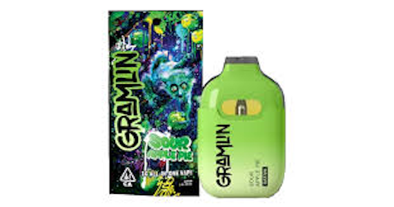 Gramlin - GRAMLIN ALL-IN-ONE VAPE - SOUR APPLE PIE 1G