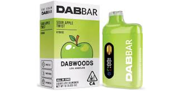 Dabwoods - SOUR APPLE TWIST AIO 1 GRAM