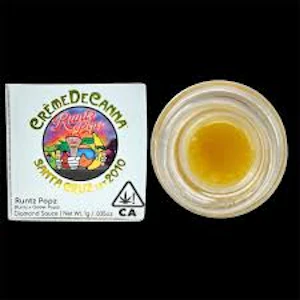 Creme de canna - DIAMOND SAUCE - RUNTZ POPZ - 1G