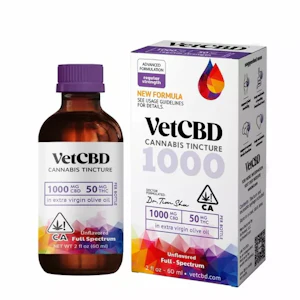 Vetcbd - VETCBD | REGULAR STRENGTH-1000MG CBD/50MG THC 2OZ