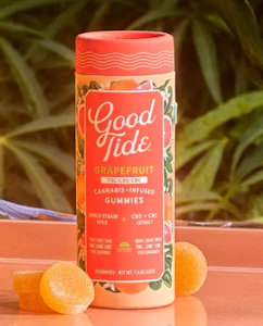 Good tide - GRAPEFRUIT GUMMIES - THC:CBD:CBC - 1:1:1 - 10 PACK