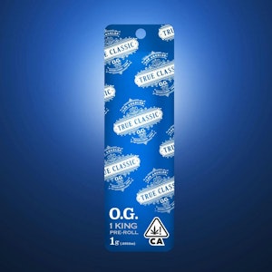 True classic - TRUE CLASSIC OG PRE ROLL SINGLE
