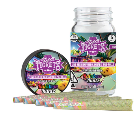 Lift tickets - RAINBOW RUNTZ [I] 5PK Main Image