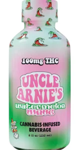 Uncle arnies - UNCLE ARNIE'S BEVERAGE 8OZ WATERMELON WAVE 100MG THC