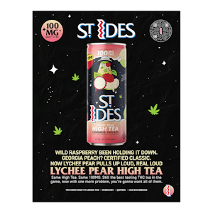 St. ides - PEAR LYCHEE TEA | 12OZ HIGH TEA 100MG