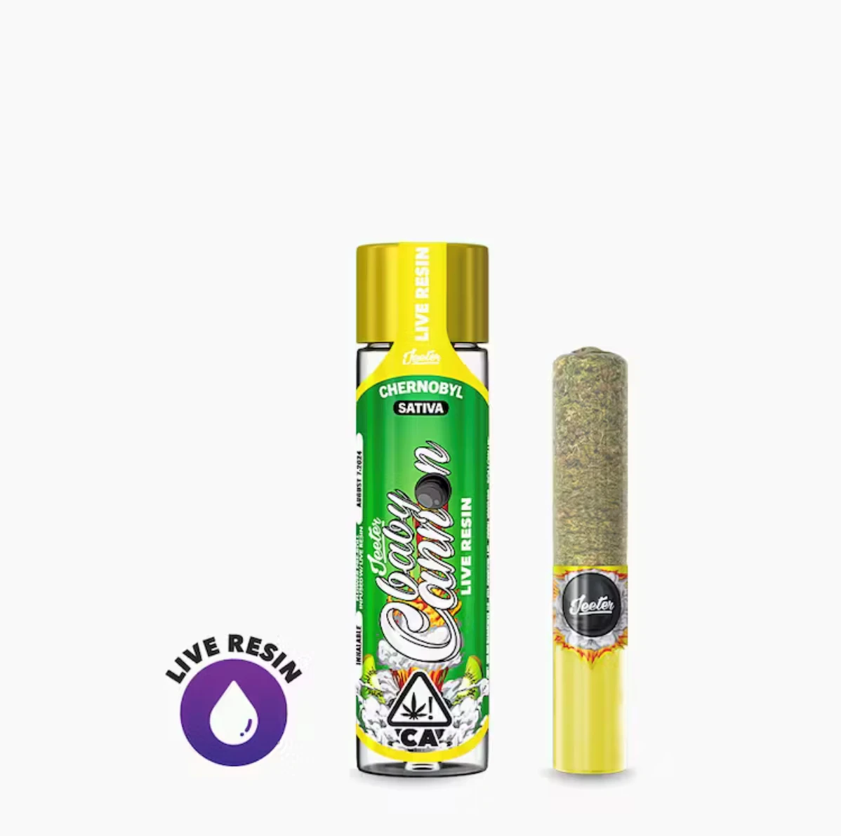 Jeeter - INFUSED JEETER LIVE ROSIN CANNON 1.3G PREROLL CHERNOBYL Main Image
