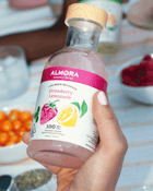 12OZ BOTTLE: 100MG THC WHITETHORN ROSE LEMONADE BEVERAGE