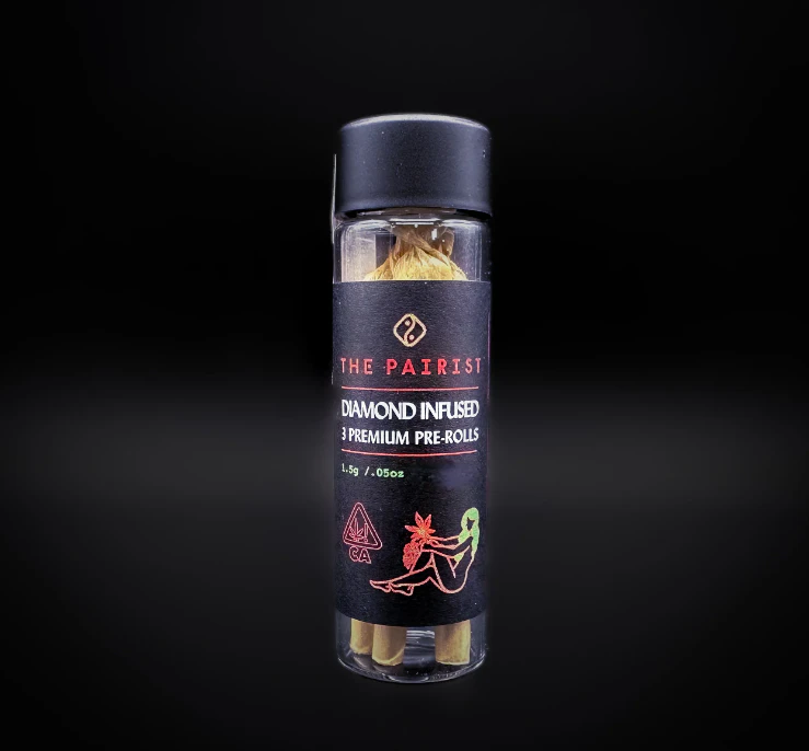The pairist - THE PAIRIST | PURPLE JAM-DIAMOND INFUSED PREROLLS 3PK-1.5G Main Image