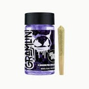 GRAMLIN - PEACH PIE - 5 PACK PRE-ROLL (3.5G)