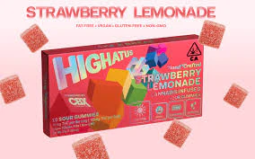 Highatus - SOUR GUMMIES 10PK - STRAWBERRY LEMONADE Main Image