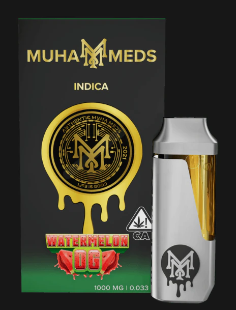 Muha meds - WATERMELON OG -1G DISPOSABLE Main Image