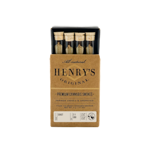 Henry's - COAST 2:1 CBD:THC 2G (4CT)