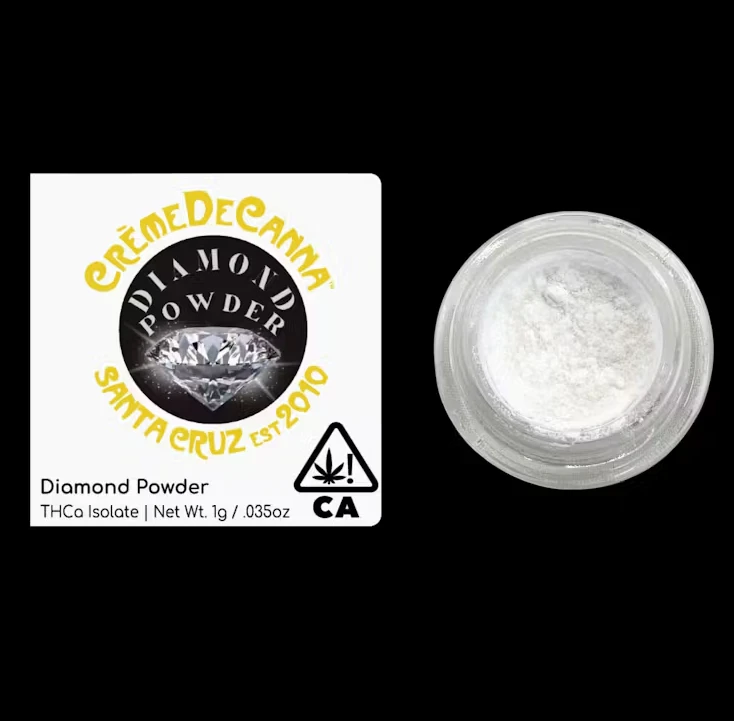 Creme de canna - CREME DE CANNA | THCA ISOLATE-DIAMOND POWDER 1G Main Image
